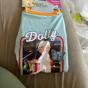 Doggy Parton by Dolly Parton concert T shirt for dogs size L